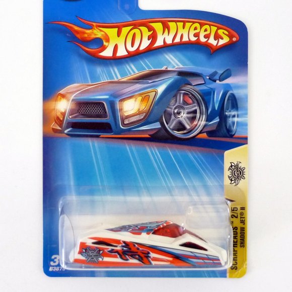 Hot Wheels Shadow Jet II #154 Scrapheads 2/5 White Die-Cast Car 2004 - Picture 1 of 1